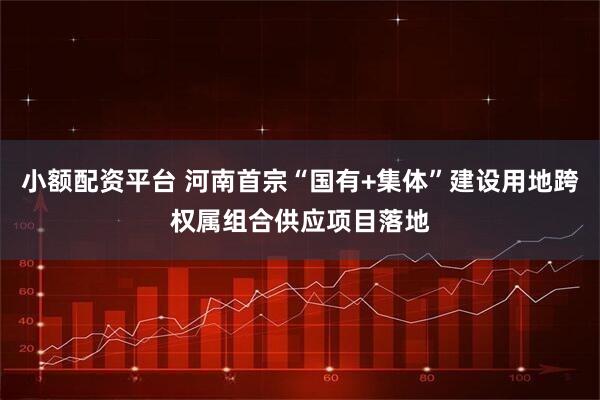 小额配资平台 河南首宗“国有+集体”建设用地跨权属组合供应项目落地
